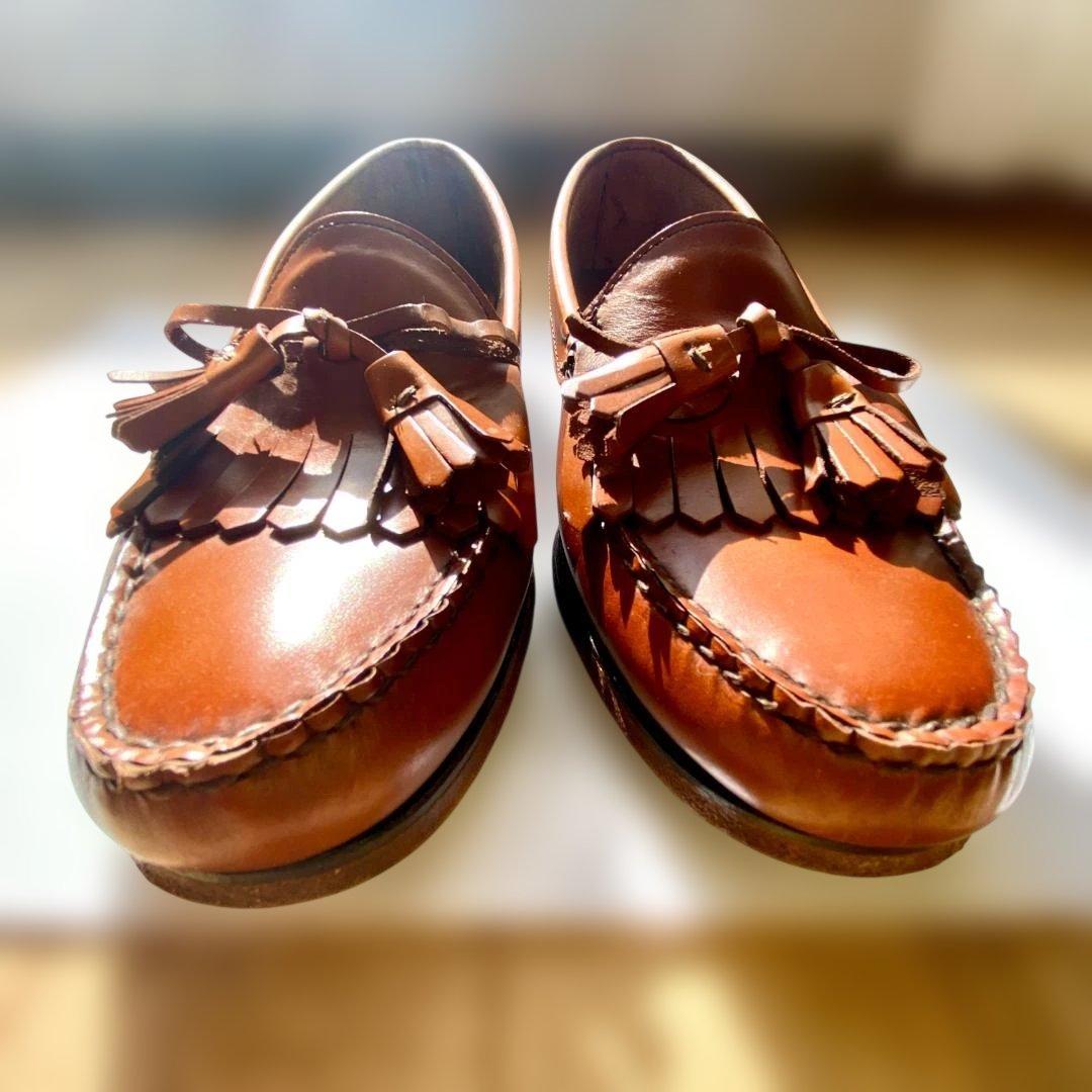 ☆USA製 ラルフローレン☆ タッセル フリンジ ローファー US8.5