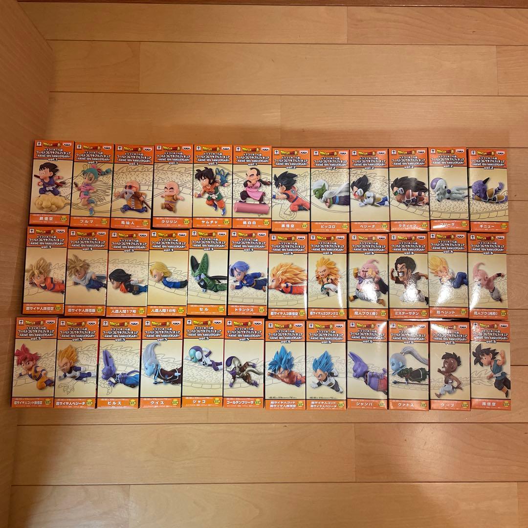 ワールドコレクタブル　30周年記念 フィギュアセット　おまけ付き Yahoo!オークション -「ドラゴンボール 30th コレクタブル」の落札相場