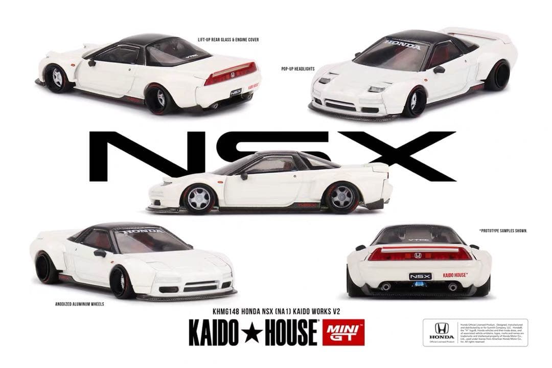 1/64 MINI GT KAIDO HOUSE 街道ハウス NSX ホンダ 白 - メルカリ