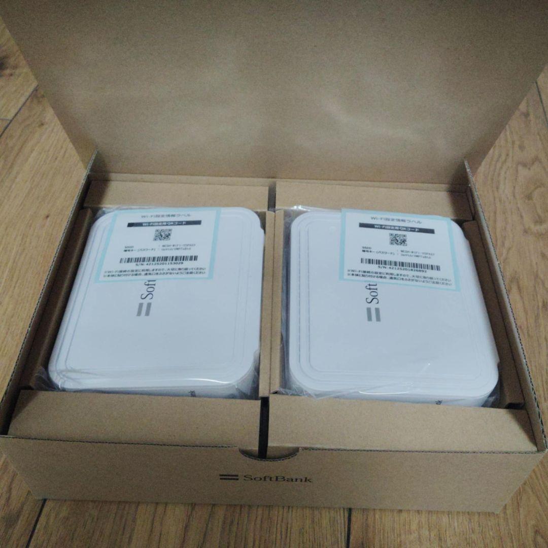 SoftBank メッシュWi-Fiルーター 2台セット SoftBank メッシュWi-Fiルーター 型番 RP562B( 2 台セット)中古｜Yahoo