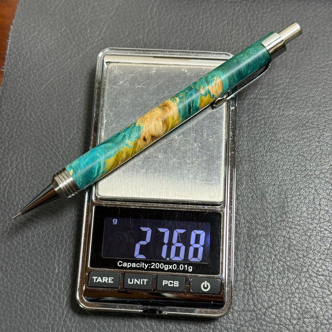 113メープルバールスタビ 木製シャーペン 強低重心R ステンレス 溝付き