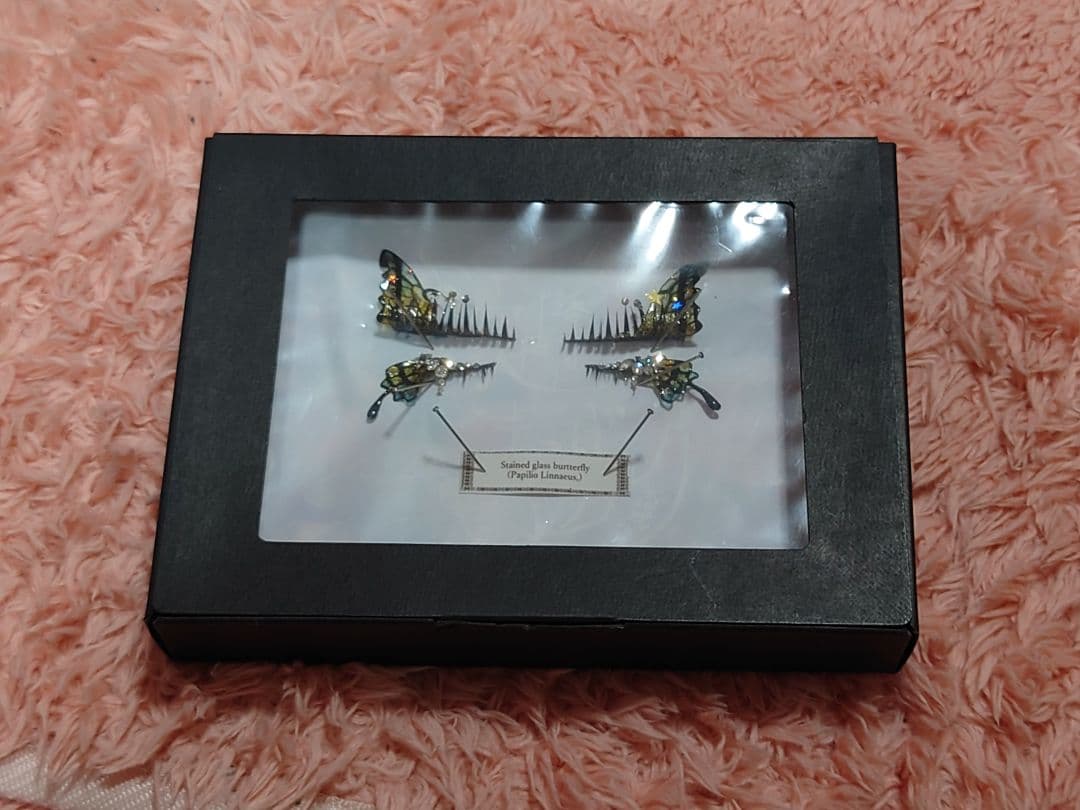 実柚季のまつげ MYK WORK つけまつげ　ステンドグラス蝶　上下セット 実柚季 (@mykwork) • Instagram photos and videos