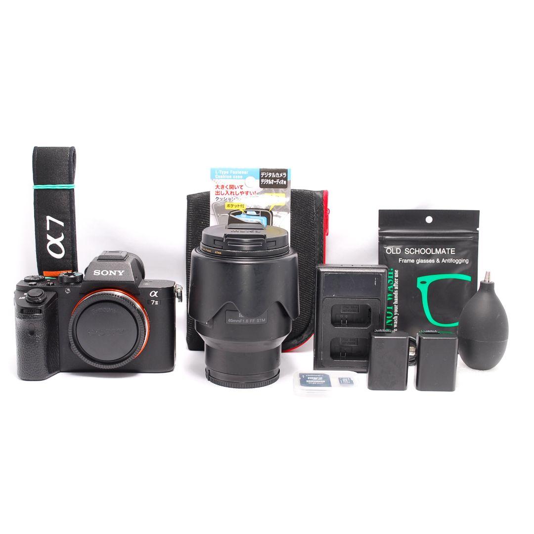 ❤即購入1000円OFF❤ Sony α7Ⅱ MEIKE 85mm 単焦点レンズ - メルカリ