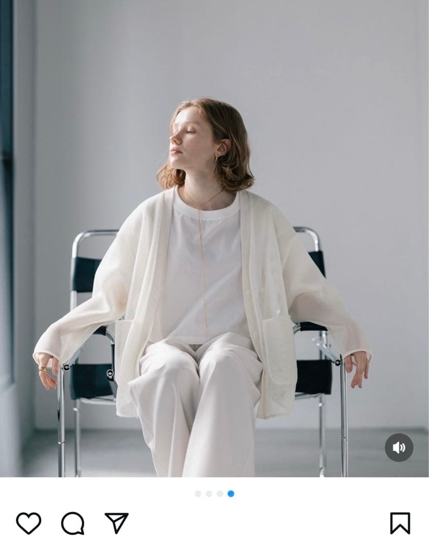 ポワ pois ダブルメッシュカーディガン - メルカリ