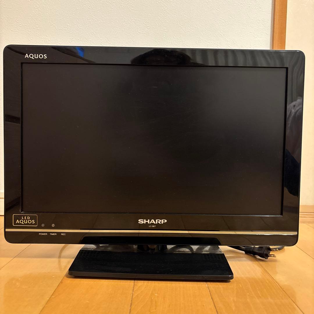 SHARP LC-19K7 19インチ液晶テレビ - メルカリ