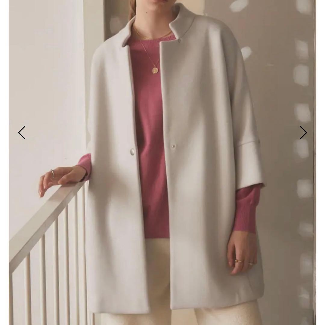 ヤマダヤ　Aga [尾州]Double Melton Cocoon Coat LASUD｜【尾州】Double Melton Cocoon Coat | Rakuten Fashion(楽天