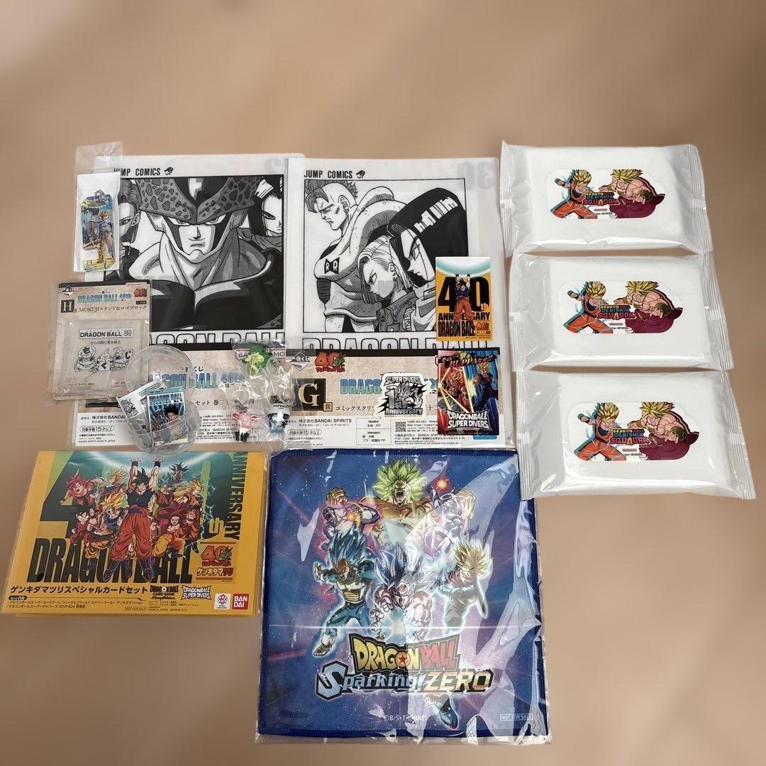 ドラゴンボールゲンキダマツリスペシャルカードセットなど ドラゴンボール 40周年記念 ゲンキダマツリスペシャルカードセット
