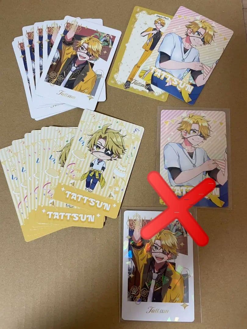 カラフルピーチ ぷぴぱ たっつん トレカ からぴち トレーディング