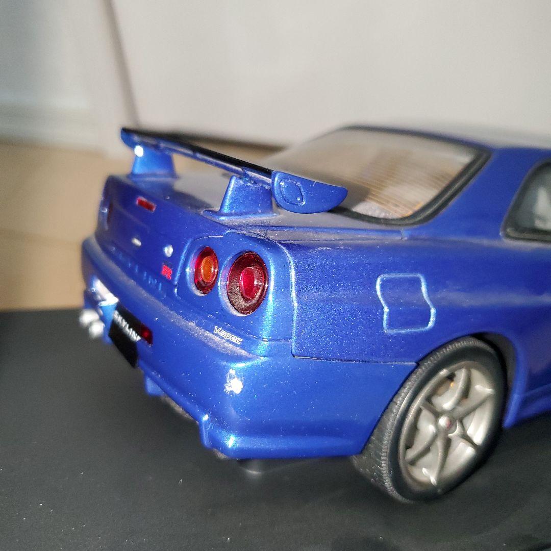 オートアート1/18 77301 日産R34スカイラインGT-R 1999ブルー - メルカリ