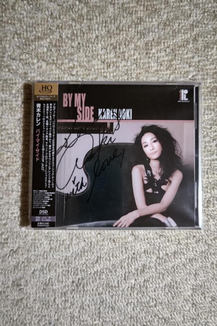 青木カレン／６ｔｈ　アルバム『バイ・マイ・サイド』サイン入りＣＤ Eternal Melody | Rambling RECORDS