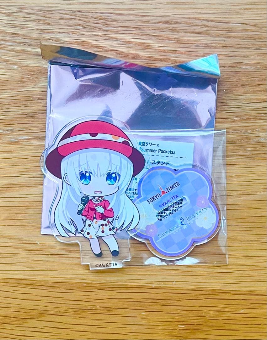 summer pokets サマポケ 東京タワー アクリルスタンド 鳴瀬しろは