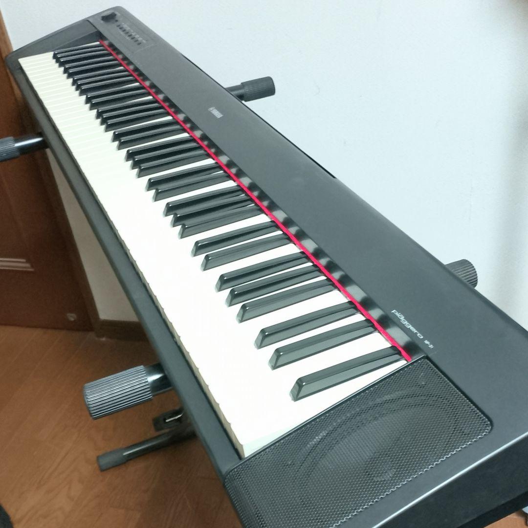 YAMAHA piaggero NP-31 BK 76鍵 電子ピアノ - メルカリ