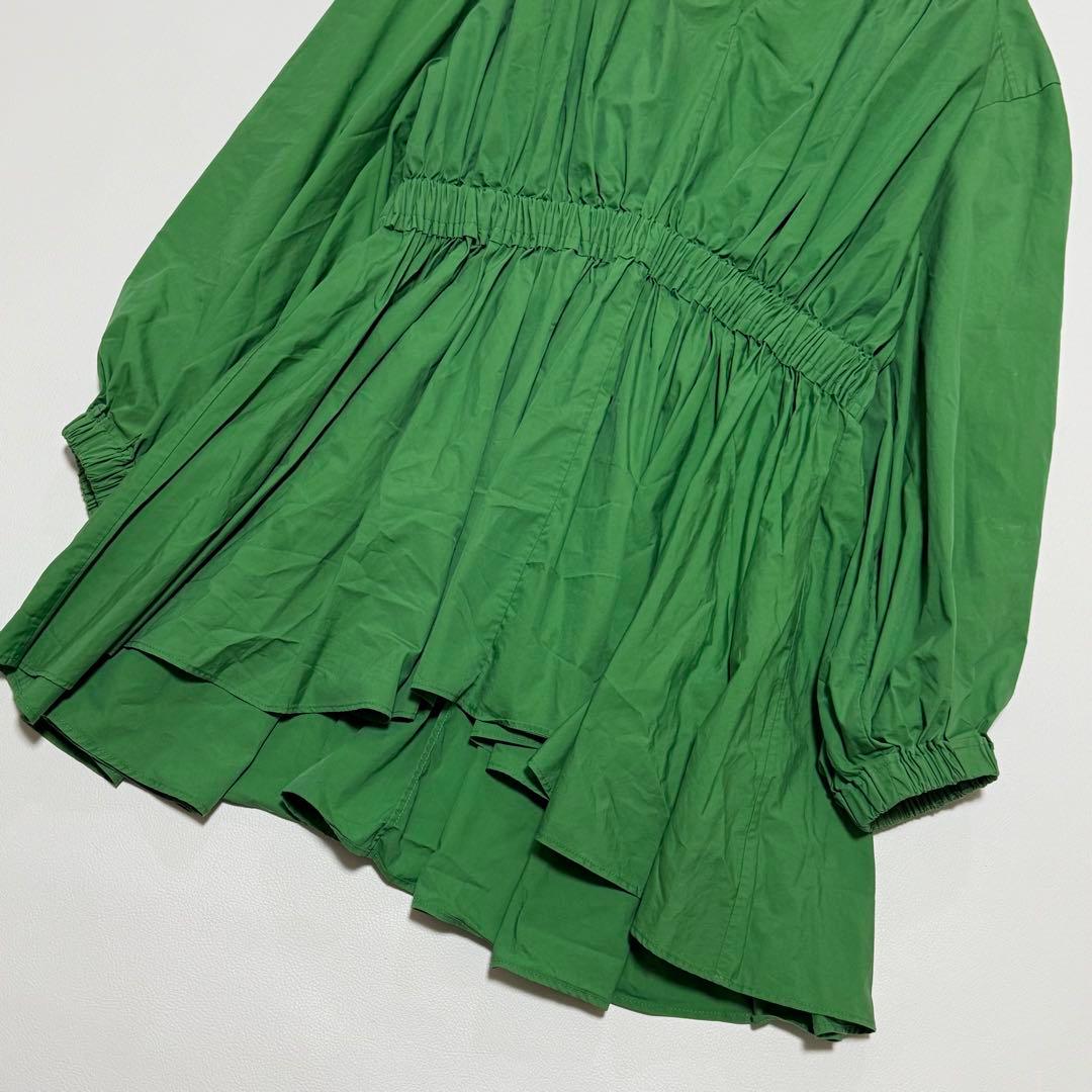 ルフィル ギャザーブラウス チュニック フレア Vネック 近年モデル