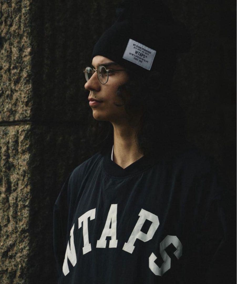 美品 WTAPS Finder LS Nylon Tussah \"Black\"