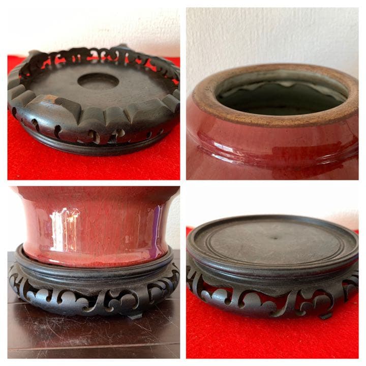 希少品】古美術 辰砂釉壺 清時代 共箱/西—1 - メルカリ