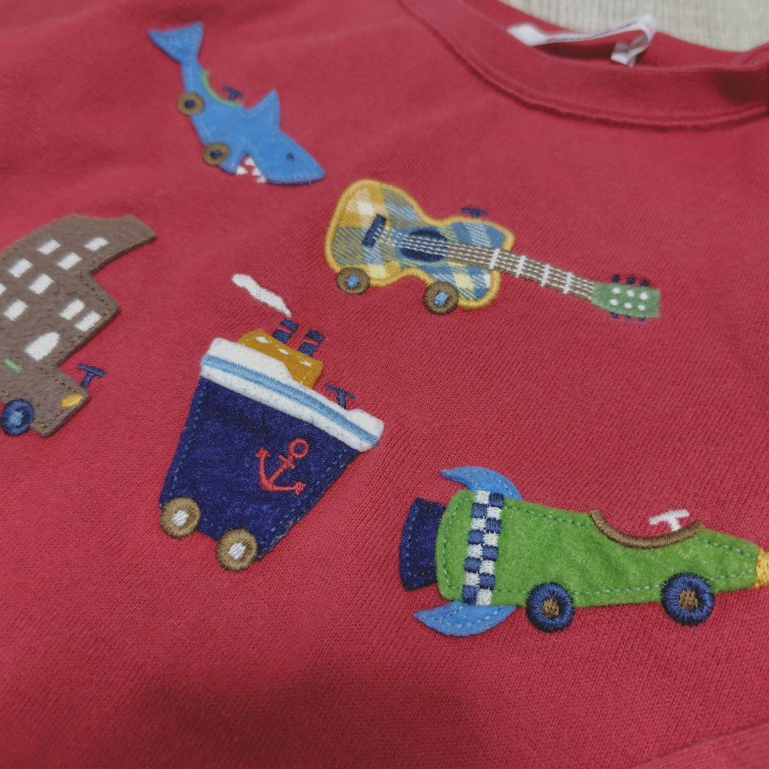 ファミリア アップリケ 長袖 Tシャツ 90 - メルカリ