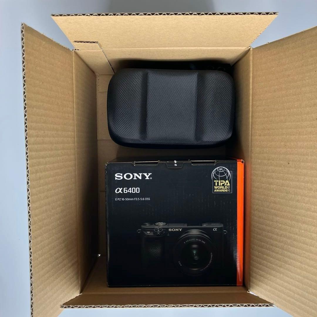 SONY a6400レンズキット シャッター回数54回【アクセサリー類装備済み