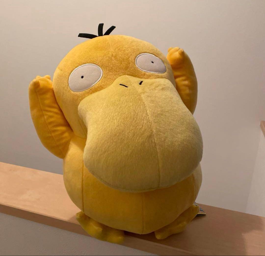 コダック ぬいぐるみ ポケモン』等身大コダックぬいぐるみ受注開始 全長80センチの存在感で