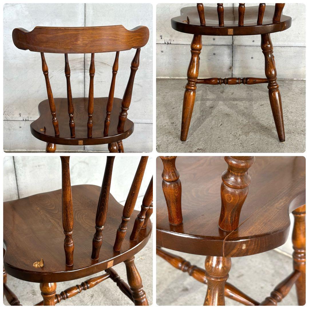 ✿訳あり✿ 昭和レトロ60s〜70s 飛騨産業 キツツキマーク ダイニング