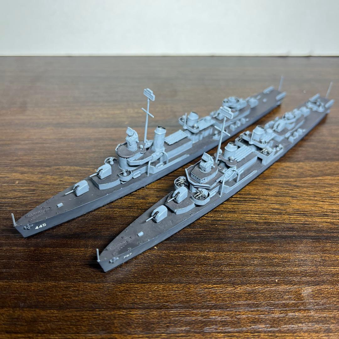 1/700 アメリカ海軍 護衛空母 ボーグ フレッチャー級駆逐艦 5隻セット