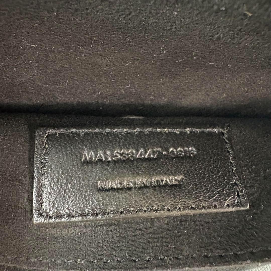 極美品】サンローラン テディ ショルダーバッグ チェーン 巾着 レザー