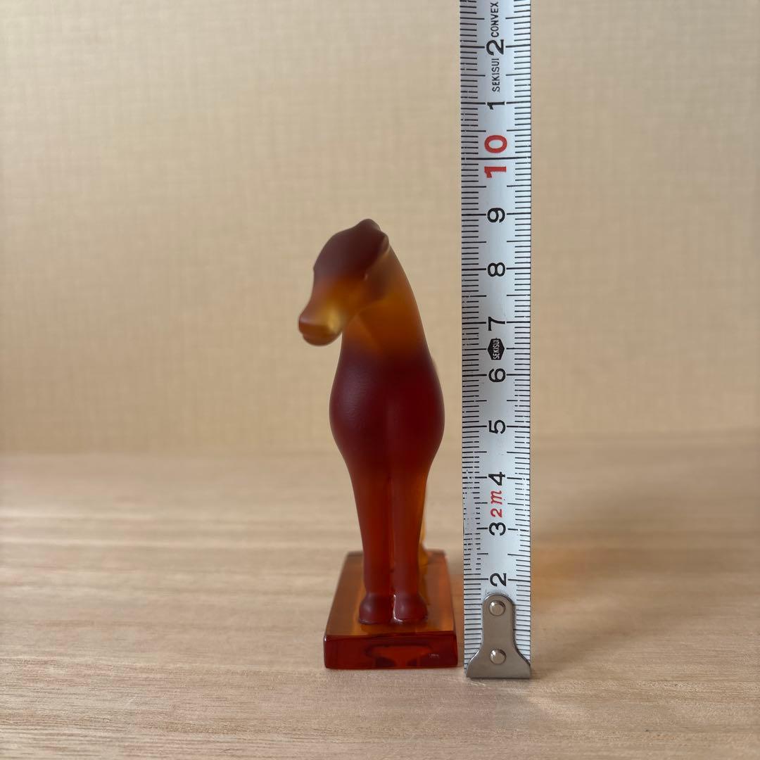 LALIQUE ガラス製馬の彫刻 ホース オブジェ 置物 インテリア雑貨