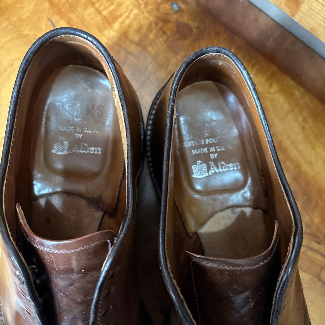 Alden ビームス別注 サドルダービー マホガニーコードバン 7ハーフ