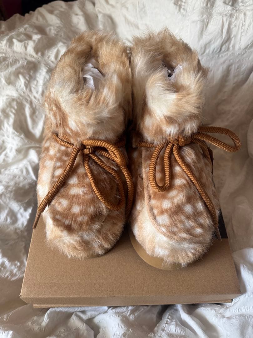 【niko and…】バンビ柄＊モカシンブーツ＊M 23.5cm ＊完売品