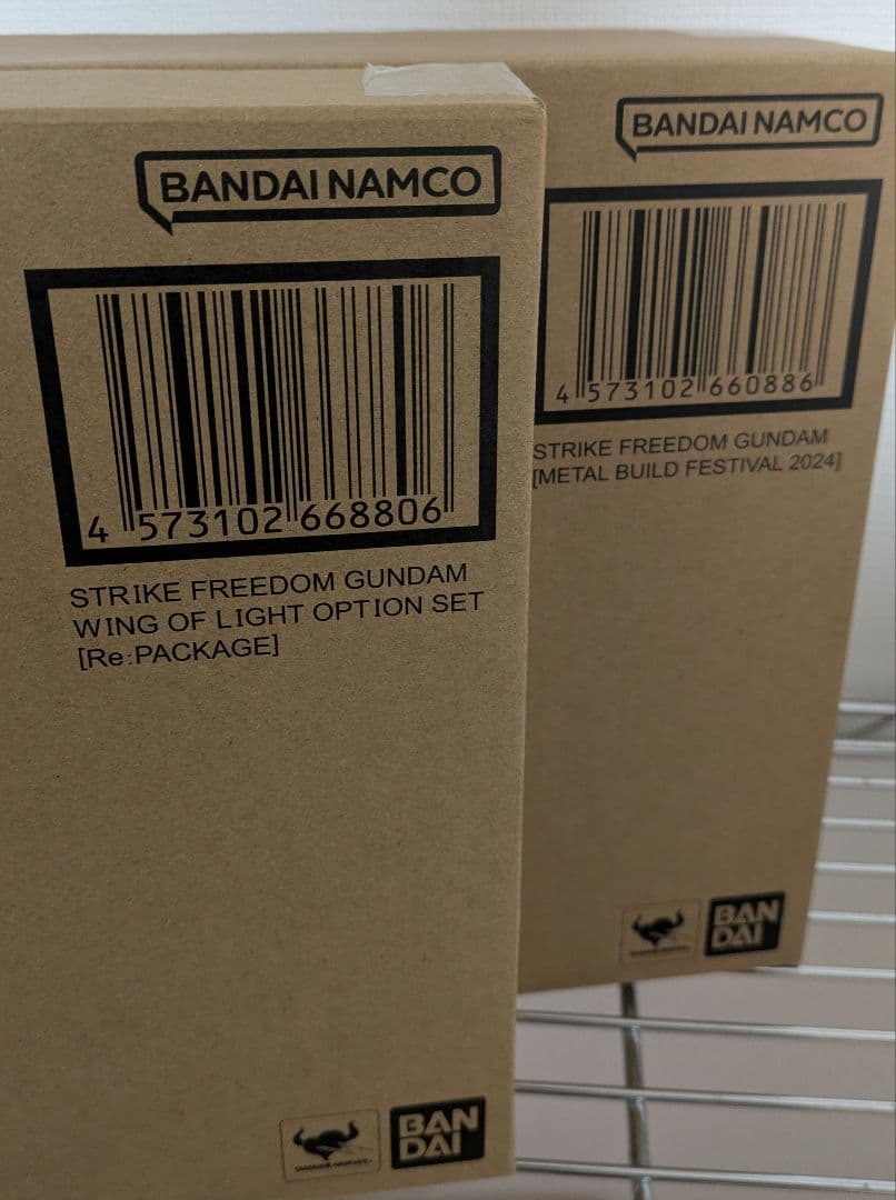 【新品未開封】L BUILD ストライクフリーダムガンダム＋光の翼 METAL BUILD ストライクフリーダムガンダム 光の翼オプションセット