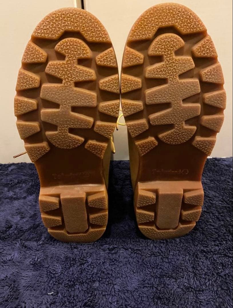 美品Timberland 10066 イエローブーツ7 25 ヌバックレザー - メルカリ