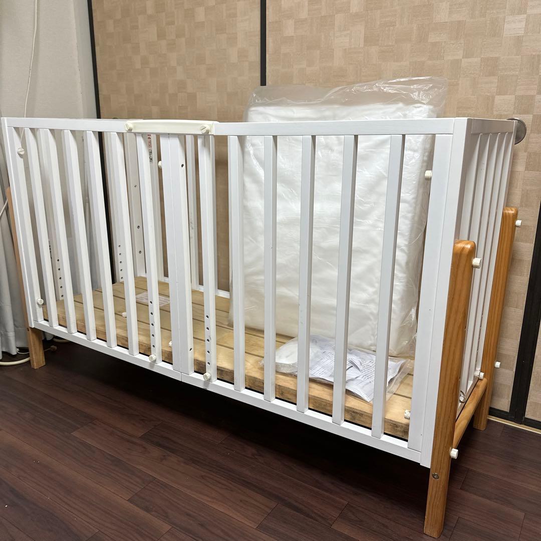 そいねーるIIIホワイト(ベビーベッド) 大和屋 楽天市場】そいねーる3 ベビーベッド 専用マットレス付yamatoya