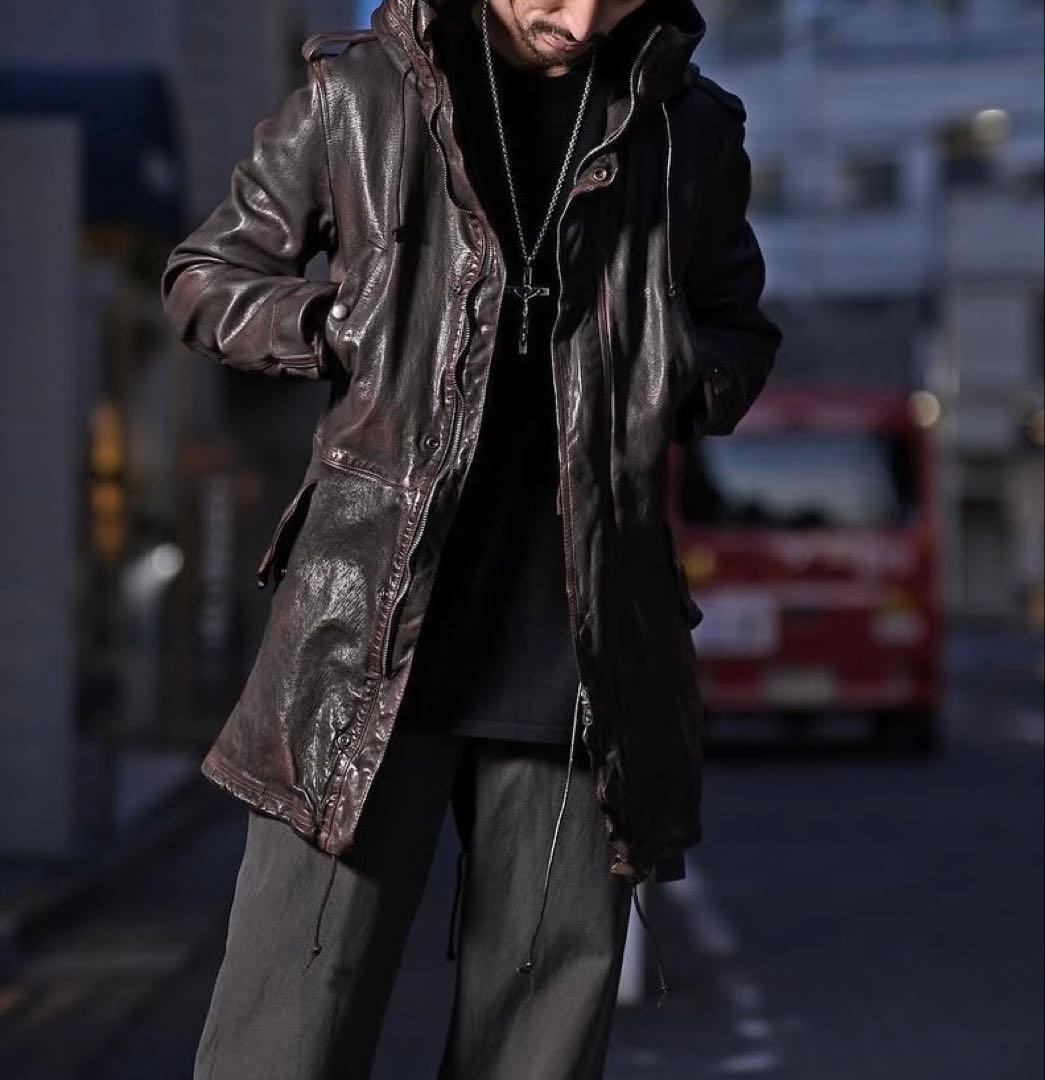 新品未使用 ISAMUKATAYAMA BACKLASH レザー モッズコート - メルカリ