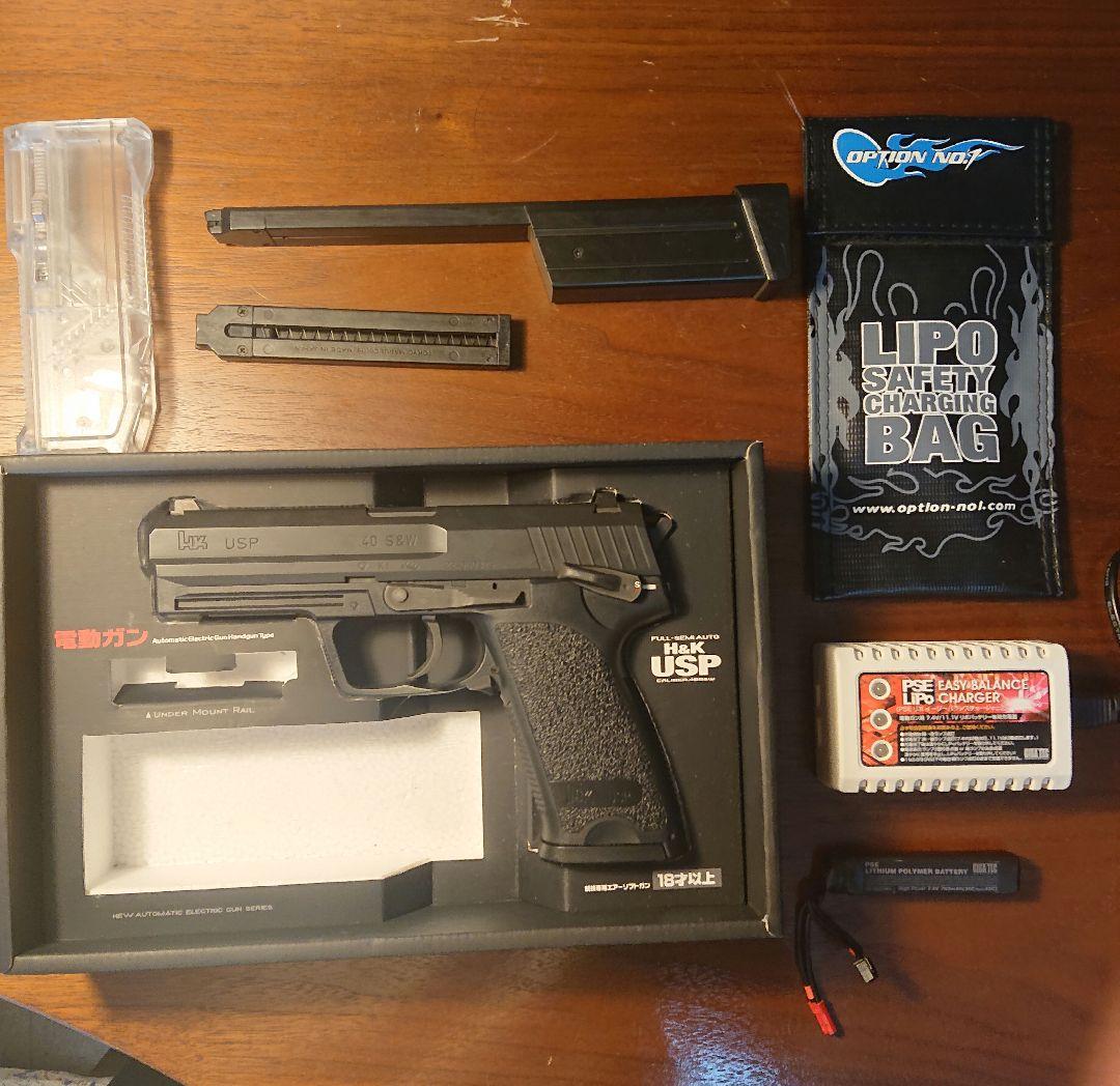 東京マルイ USP 電動ガン リポ化済 リポバッテリー 充電器付属 おまけ Amazon | 東京マルイ・電動ハンドガン・H&K USP バッテリー