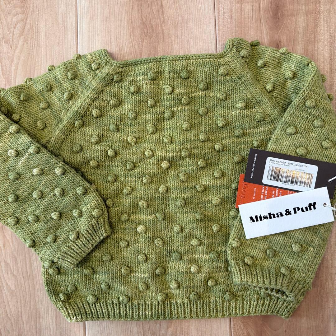 misha and puff3-4y popcornSweater Willow - メルカリ