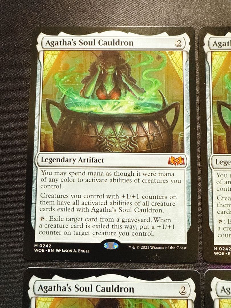 アガサの魂の大釜英語4枚セット