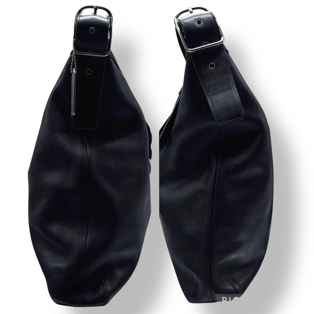 オールドコーチ 9177 黒 ショルダーバッグ A4可 ブラック - メルカリ