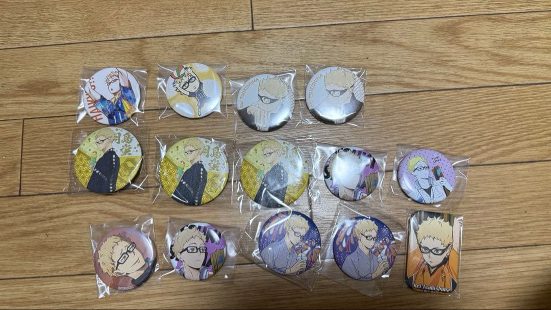 m*o様 ハイキュー 月島蛍 グッズ アクリルスタンド 缶バッジ 102点 まと
