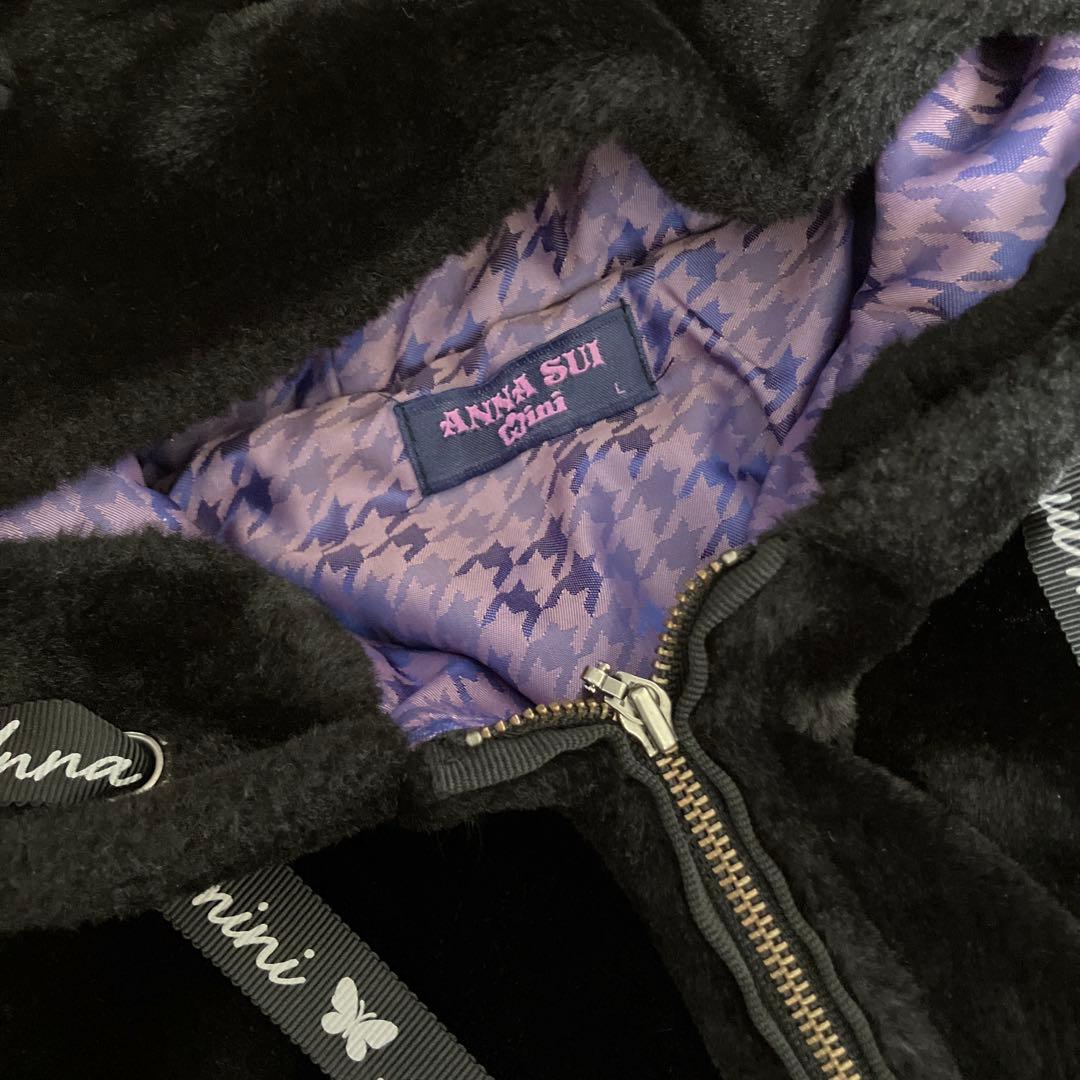 アナスイミニ 猫耳 ファーブルゾン 黒 130〜140cm - メルカリ