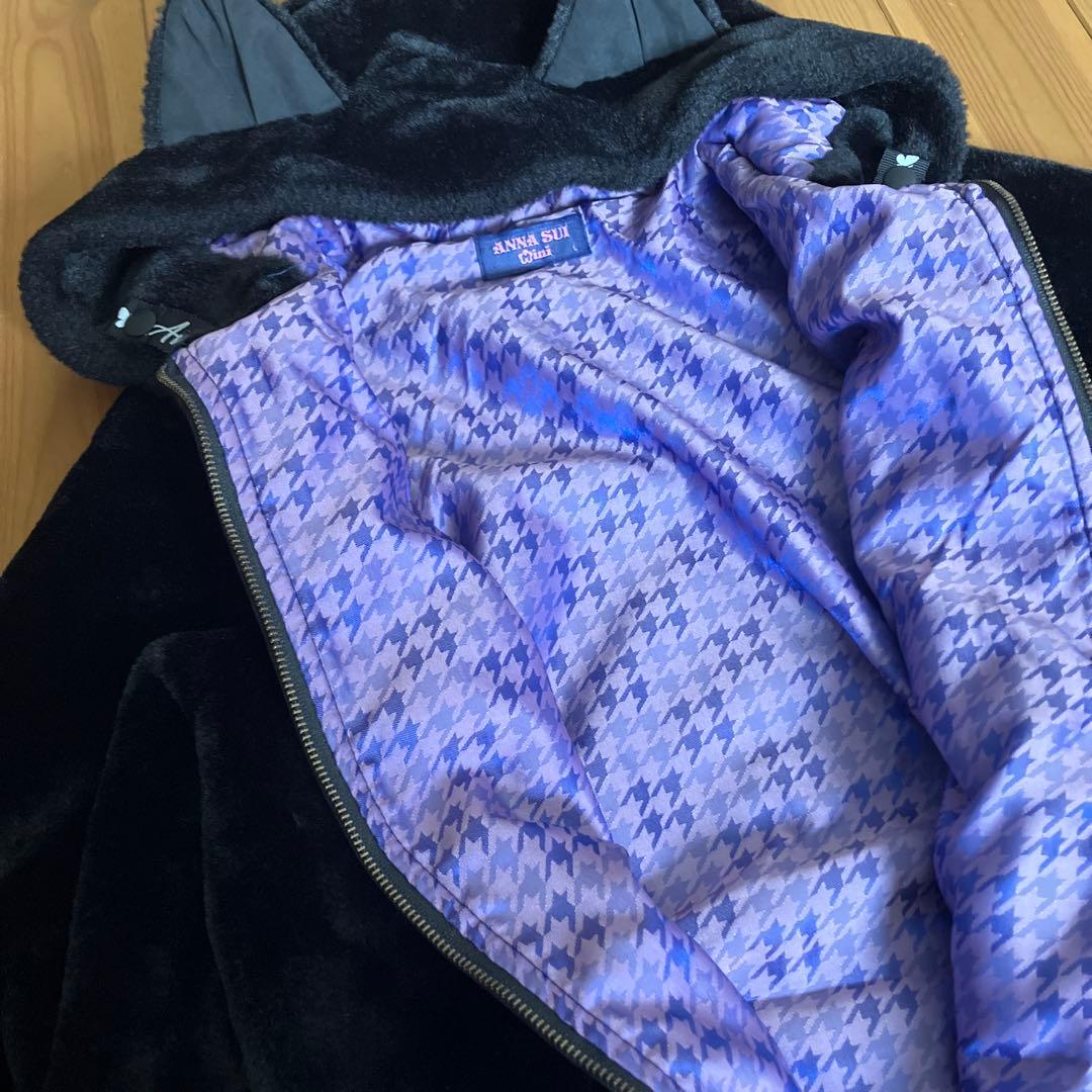 アナスイミニ 猫耳 ファーブルゾン 黒 130〜140cm - メルカリ