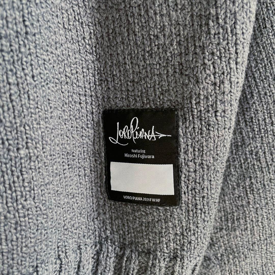 ロロピアーナ×藤原ヒロシコットンニットセーターグレーS