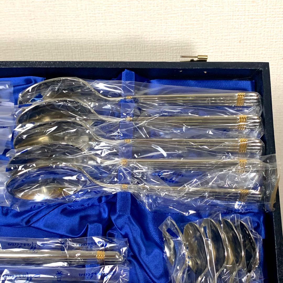 未使用】Martian カトラリーセット 25本 PATRA 蓋なし 金彩 - メルカリ