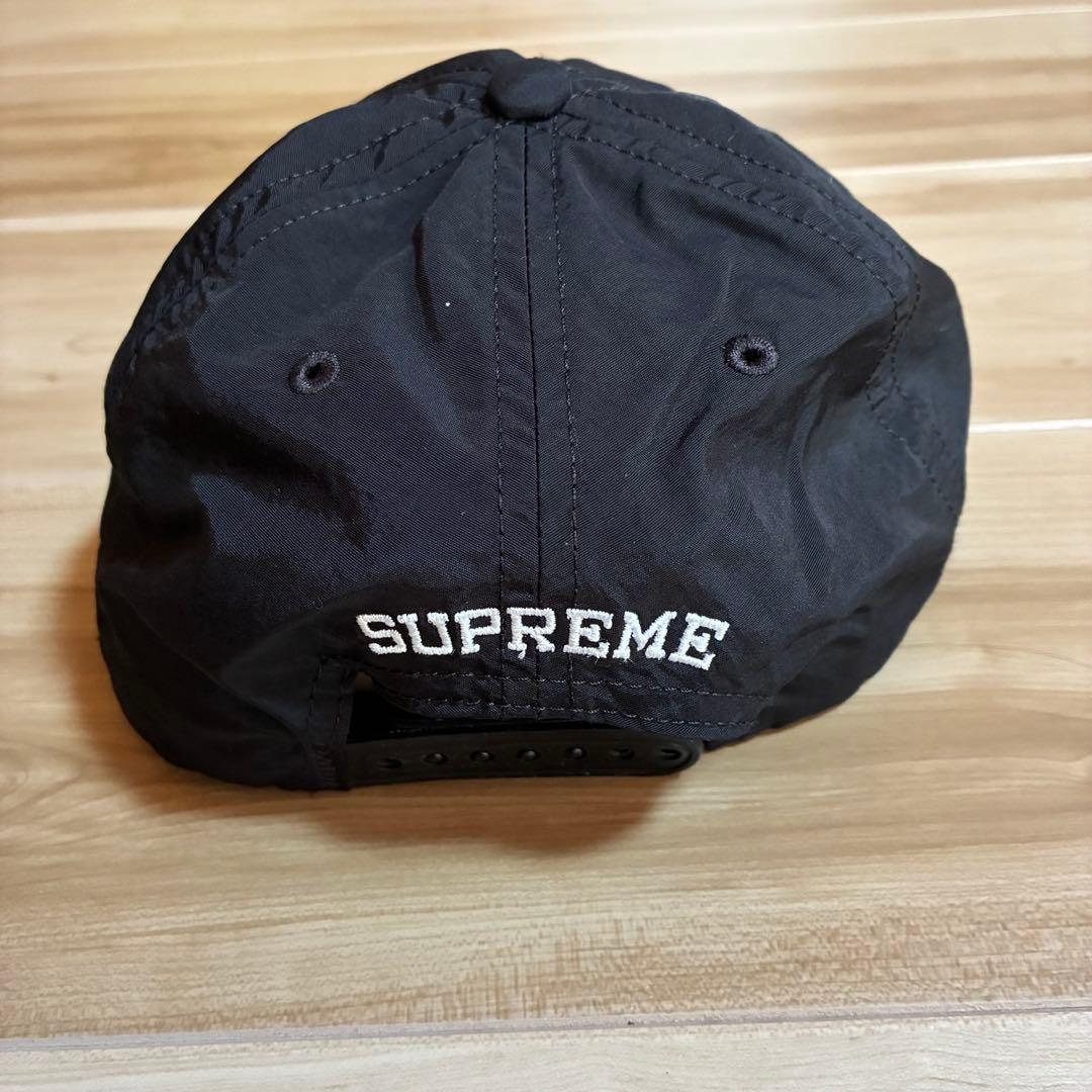 SUPREME ブラック キャップ ナイロン ジェットキャップ - メルカリ