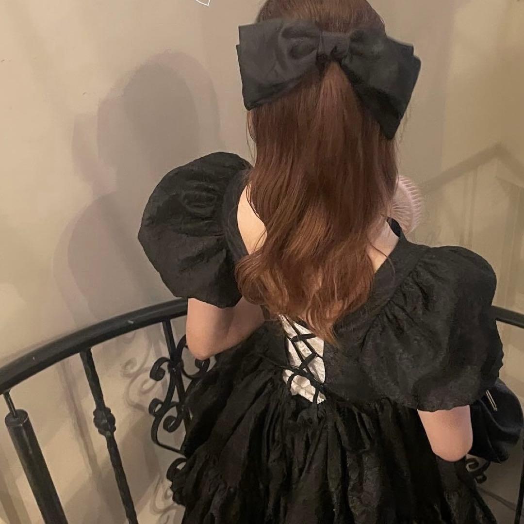 トリートユアセルフ ジャガード ミニワンピース ブラック - メルカリ