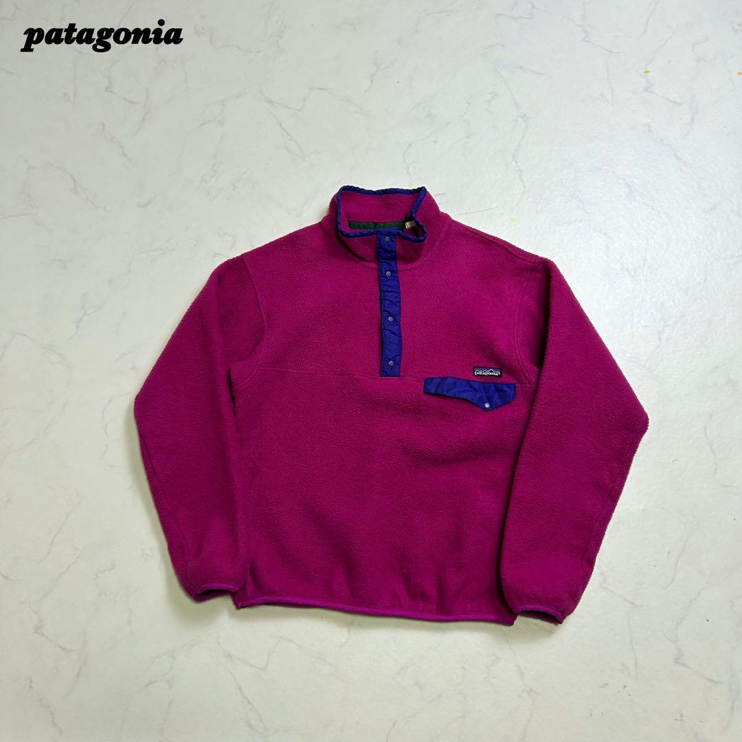 初期型】パタゴニア シンチラ スナップt ピンク系 M 02年製 25530