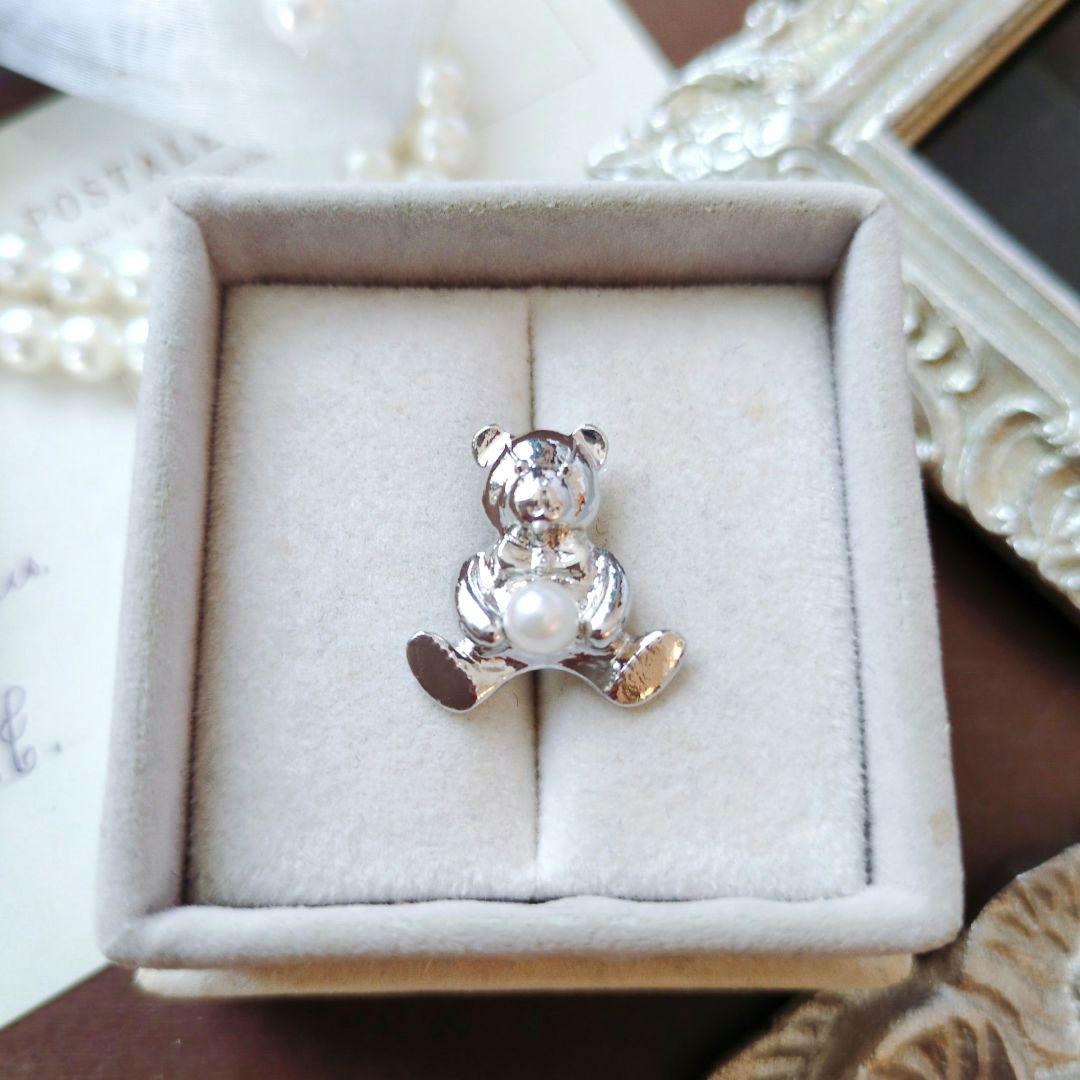 ショパールテディイベアピンブローチ