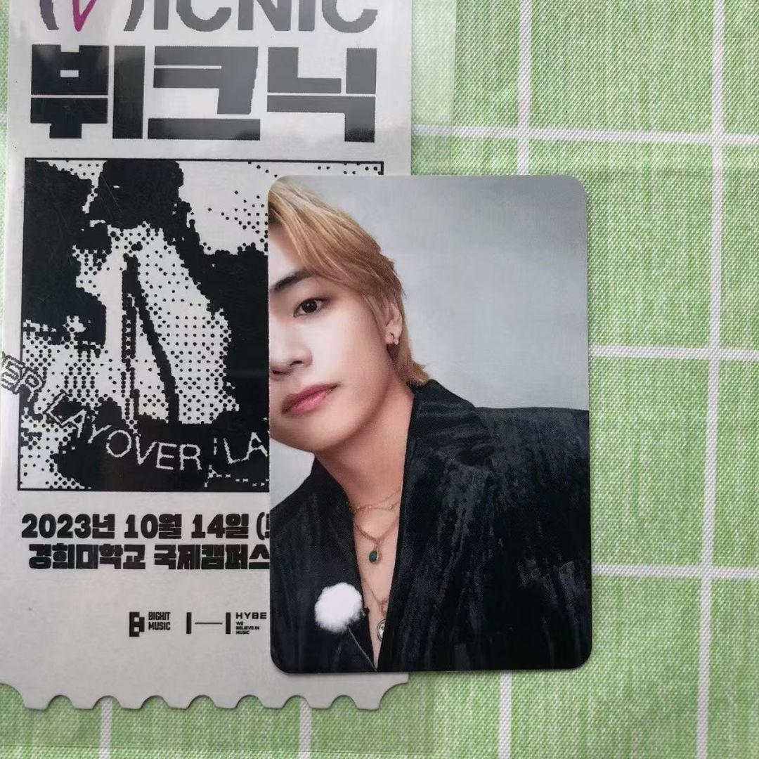 BTS V テテ VICNIC Layover チケット トレカ 防弾少年団(BTS) - BTS♥V テテ Layover カード 5枚セット ③の通販 by