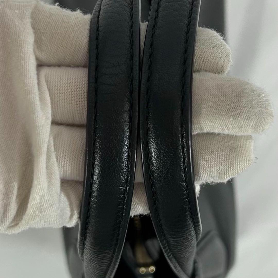 極美品/付属品完備】フルラ 2way ダフネ ショルダーバッグ レザー 黒