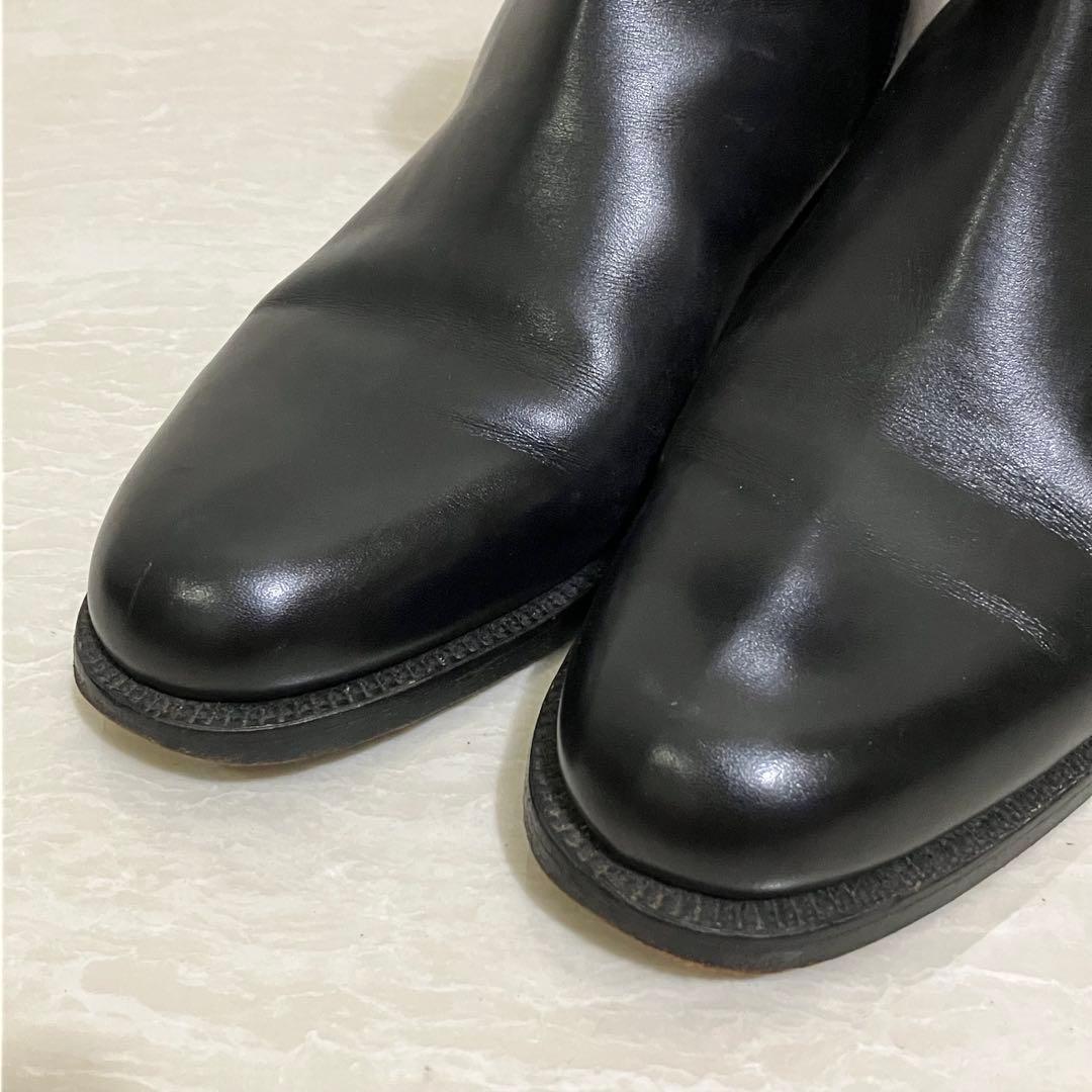 J.M.Weston　ショートブーツ　3.5D　レザー　バックル　黒