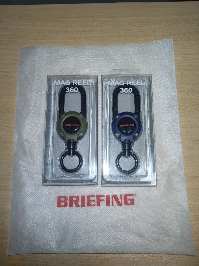 BRIEFING MAG REEL 360　ネイビー＆オリーブ２点セット BR×ROOT CO. MAG REEL 360 | ROOT CO. Designed in HAKONE.