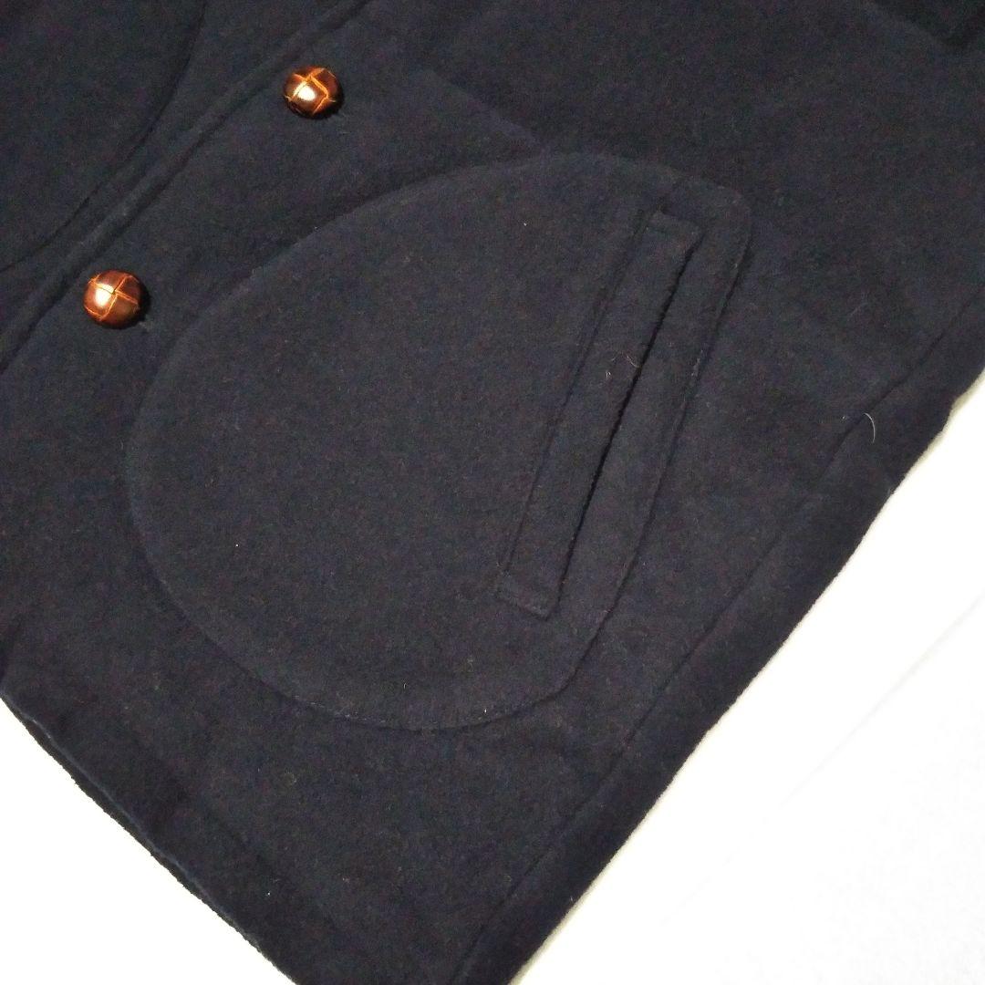 ダントンDANTON BEAMS ダウン ベスト ウール 別注 紺 42XL - メルカリ